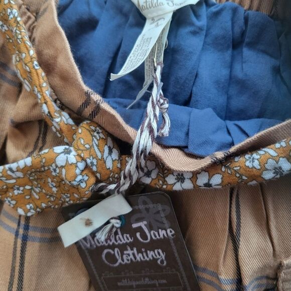 NWT Matilda Jane Freya Plaid Tie Waist Skirt - Picture 5 of 5